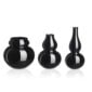 Lobmeyr Calabash Flower Vases Black Mood