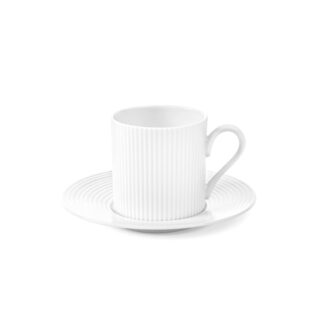 Augarten Plissee Espresso Cup And Saucer
