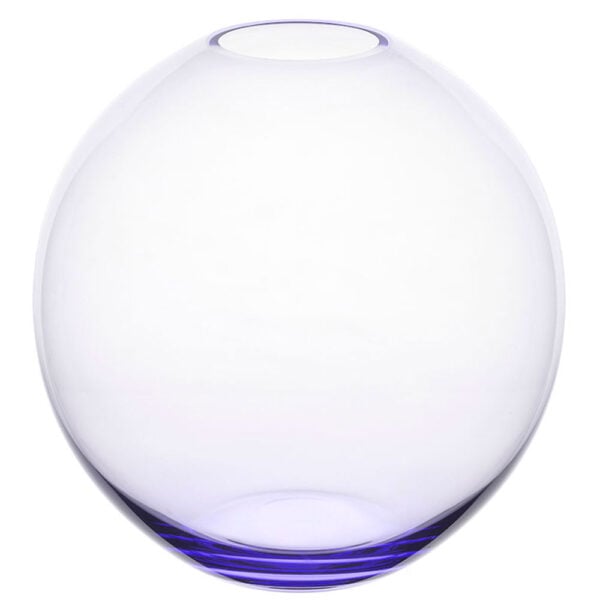 Lobmeyr Fish-Bowl Vases in Amethyst Detail View | Kneen & Co Lobmeyr Fish-Bowl Vases in Amethyst Detail View | Kneen & Co