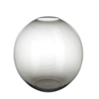 Lobmeyr Large Fish Bowl Vase in Grey | Kneen & Co