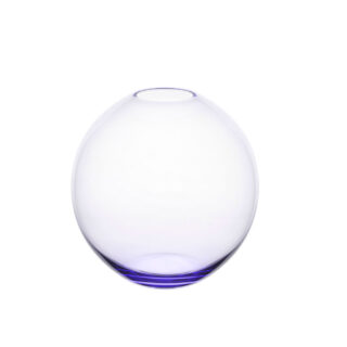 Lobmeyr Medium Fish Bowl Vase in Amethyst | Kneen & Co