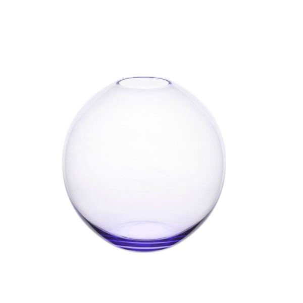 Lobmeyr Medium Fish Bowl Vase in Amethyst | Kneen & Co Lobmeyr Medium Fish Bowl Vase in Amethyst | Kneen & Co
