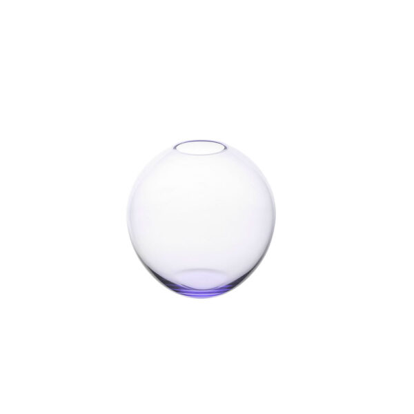 Lobmeyr Small Fish Bowl Vase in Amethyst | Kneen & Co Lobmeyr Small Fish Bowl Vase in Amethyst | Kneen & Co