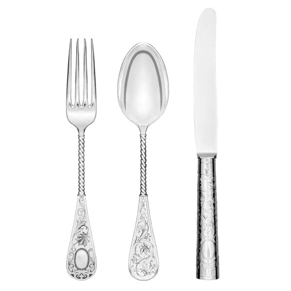 Jarosinski & Vaugoin No. 24 Sterling Silver Five Piece Place Setting Jarosinski & Vaugoin No. 24 Sterling Silver Five Piece Place Setting