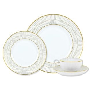 Nymphenburg Orion Honeycomb Gold Dinnerware