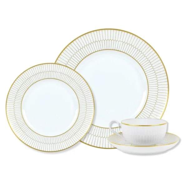 Nymphenburg Orion Honeycomb Gold Dinnerware