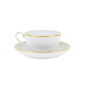 Nymphenburg Orion Honeycomb Gold Tea Cup and Saucer