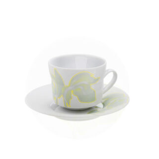 Hering Berlin Palmhouse X Sage Cappuccino Cup and Saucer