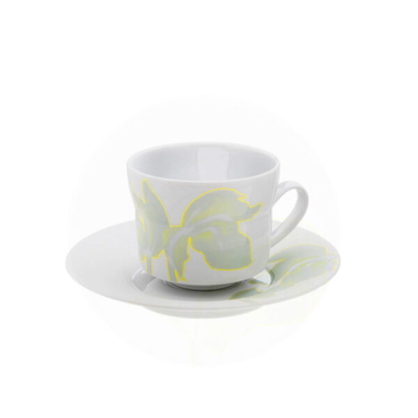 Hering Berlin Palmhouse X Sage Cappuccino Cup and Saucer