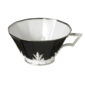 Nymphenburg Black Platinum Pearl Tea Cup