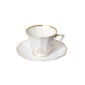Nymphenburg Gold Pearl Coffee Cup and Saucer
