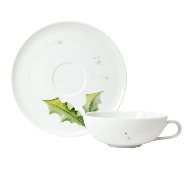 Nymphenburg Lotos Bisque Dandelion Tea Saucer