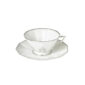 Nymphenburg Platinum Pearl Tea Cup And Saucer