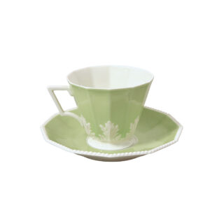 Nymphenburg Symphony Green Pearl Coffee Saucer