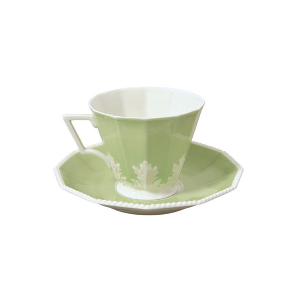 Nymphenburg Symphony Green Pearl Coffee Saucer Nymphenburg Symphony Green Pearl Coffee Saucer