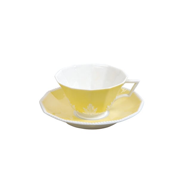 Nymphenburg Symphony Yellow Pearl Tea Saucer Nymphenburg Symphony Yellow Pearl Tea Saucer