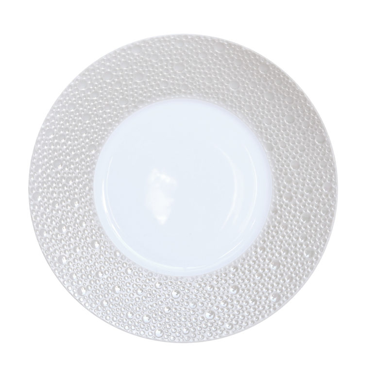 Bernardaud Ecume Perle Dinner Plate
