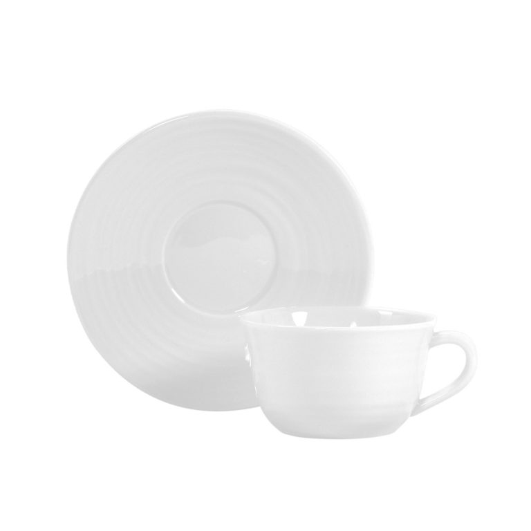Bernardaud Origine Tea Cup and Saucer Bernardaud Origine Tea Cup and Saucer