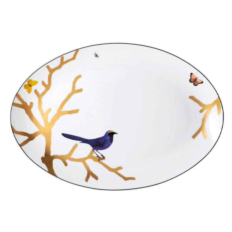 Bernardaud Aux Oiseaux Oval Platter