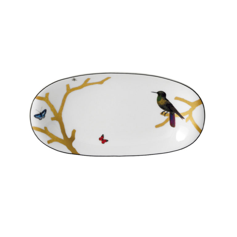 Bernardaud Aux Oiseaux Relish Dish