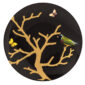 Bernardaud Aux Oiseaux Ebony Set of 4 Coupe Salad Plates Mood