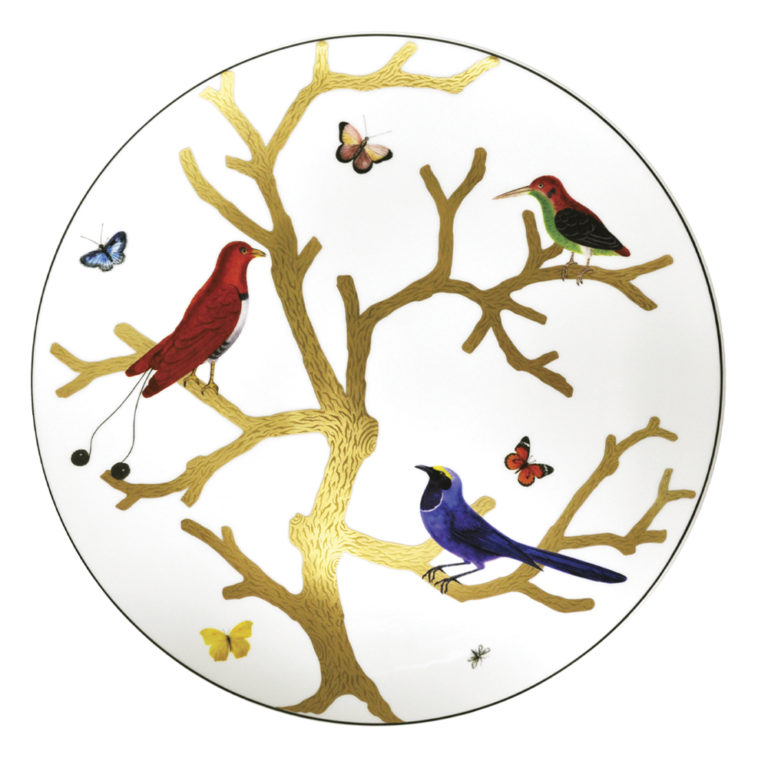 Bernardaud Aux Oiseaux Ultra Flat Plate