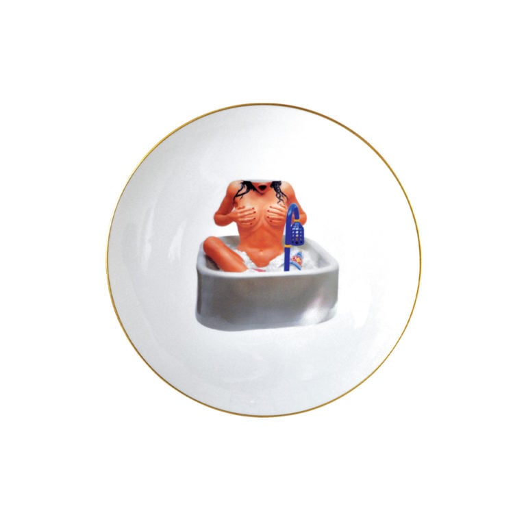 Bernardaud Jeff Koons Banality Series Set of 6 Assorted Bread and Butter Plates