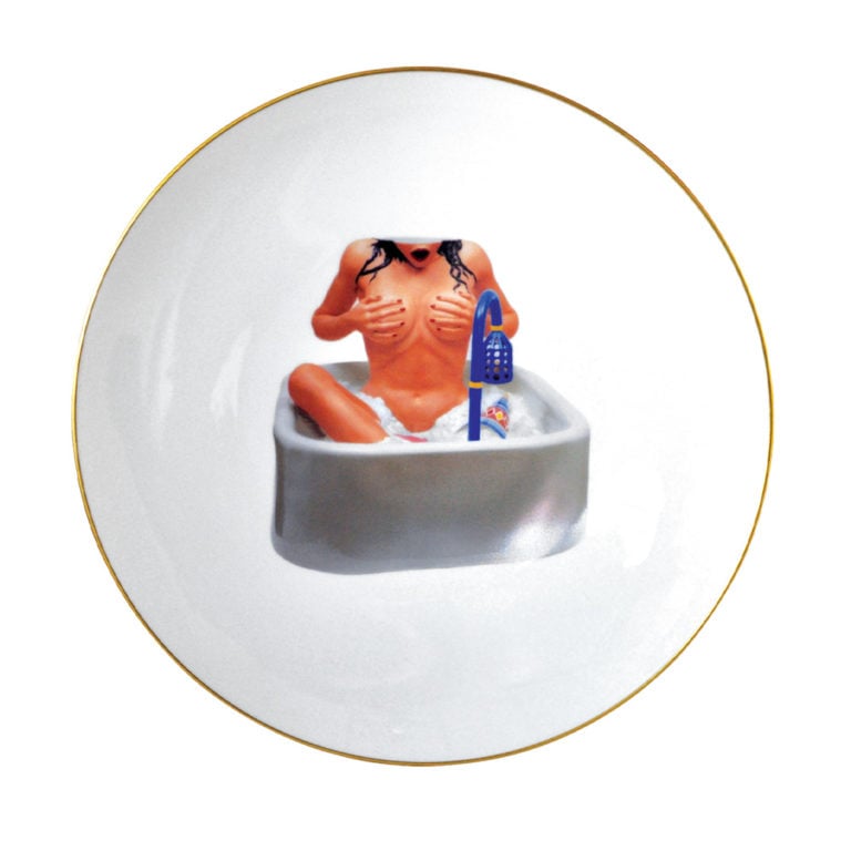 Bernardaud Jeff Koons Banality Series Set of 6 Assorted Dinner Plates and 6 Assorted Salad Plates Bernardaud Jeff Koons Banality Series Set of 6 Assorted Dinner Plates and 6 Assorted Salad Plates