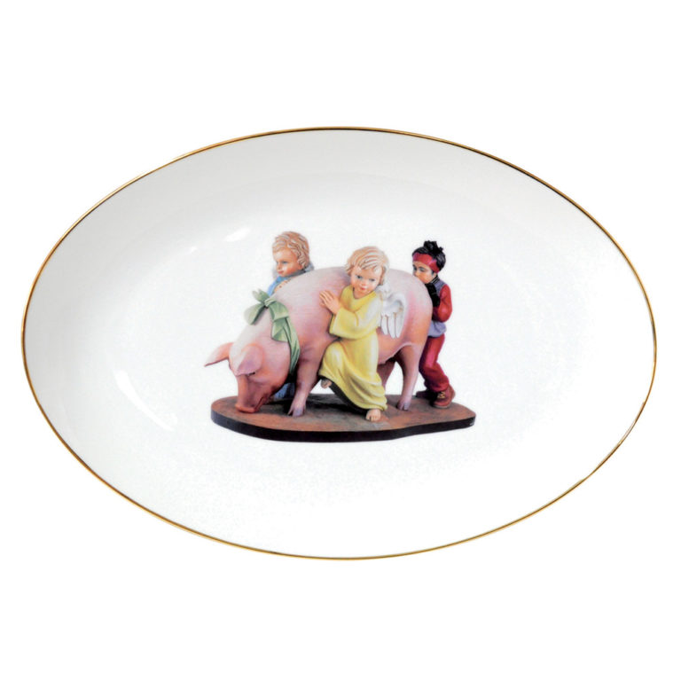 Bernardaud Jeff Koons Banality Series Oval Platter Bernardaud Jeff Koons Banality Series Oval Platter
