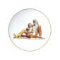 Bernardaud Jeff Koons Banality Series Set of 6 Assorted Dinner Plates and 6 Assorted Salad Plates