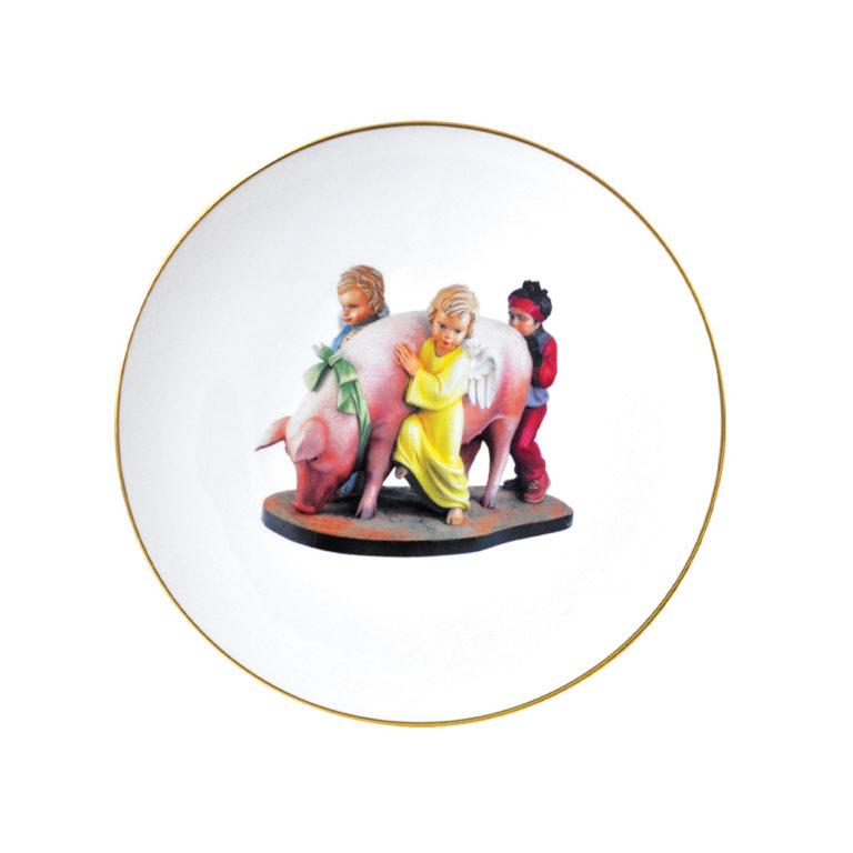 Bernardaud Jeff Koons Banality Series Set of 6 Assorted Dinner Plates and 6 Assorted Salad Plates Bernardaud Jeff Koons Banality Series Set of 6 Assorted Dinner Plates and 6 Assorted Salad Plates
