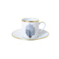 Bernardaud Jeff Koons Banality Series Set of 6 Assorted After Dinner Coffee Cups and Saucers