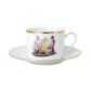 Bernardaud Jeff Koons Banality Series Set of 6 Assorted Tea Cups and Saucers