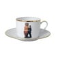 Bernardaud Jeff Koons Banality Series Set of 6 Assorted Tea Cups and Saucers