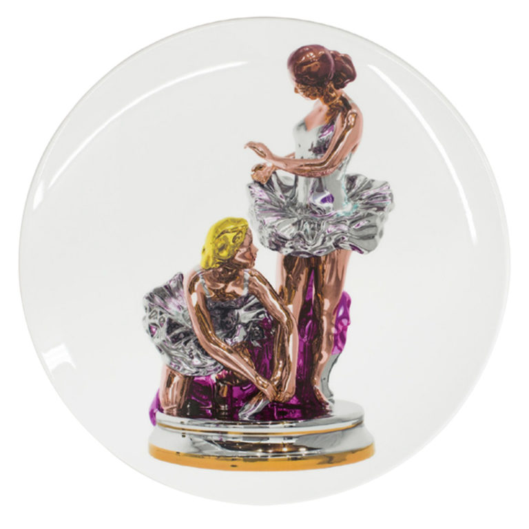 Bernardaud Jeff Koons Coupe Service Plate Ballerinas