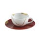 Bernardaud Kintsugi Emperor Red Coffee Cup and Saucer Mood