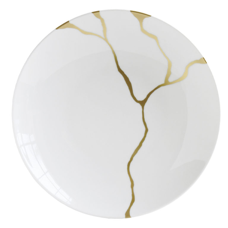 Bernardaud Kintsugi Deep Round Dish Bernardaud Kintsugi Deep Round Dish