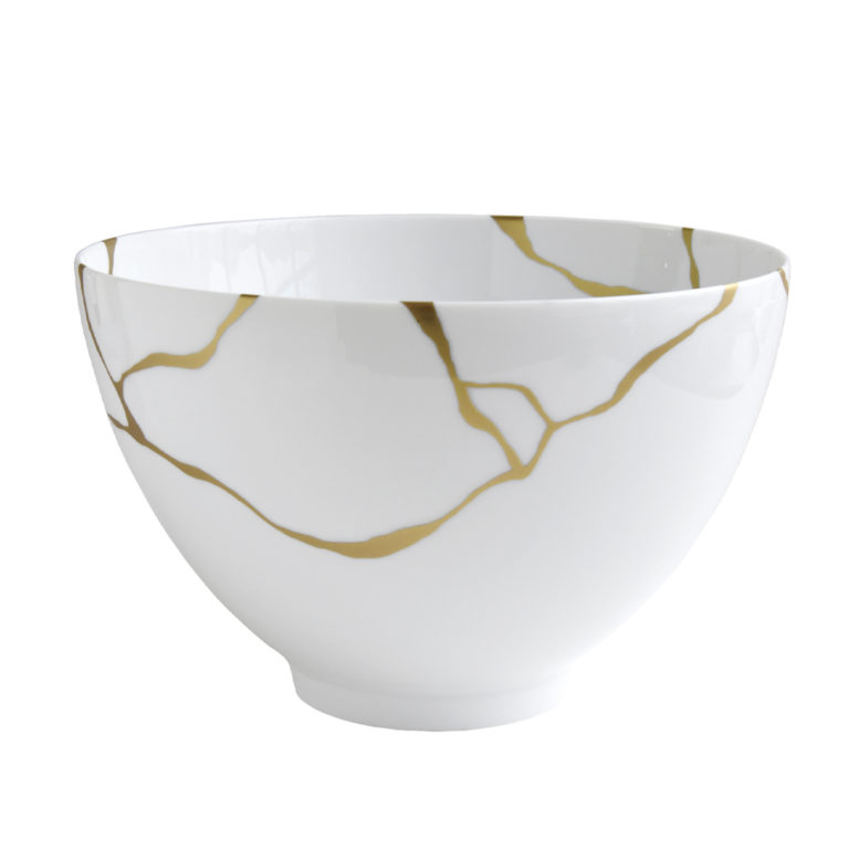 Bernardaud Kintsugi Deep Salad Bowl