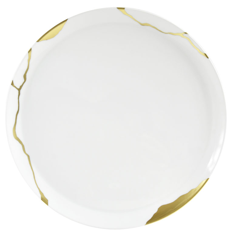 Bernardaud Kintsugi Round Tart Platter Bernardaud Kintsugi Round Tart Platter
