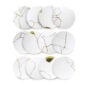 Bernardaud Kintsugi Coupe Dinner Plates - Assorted Set of 12