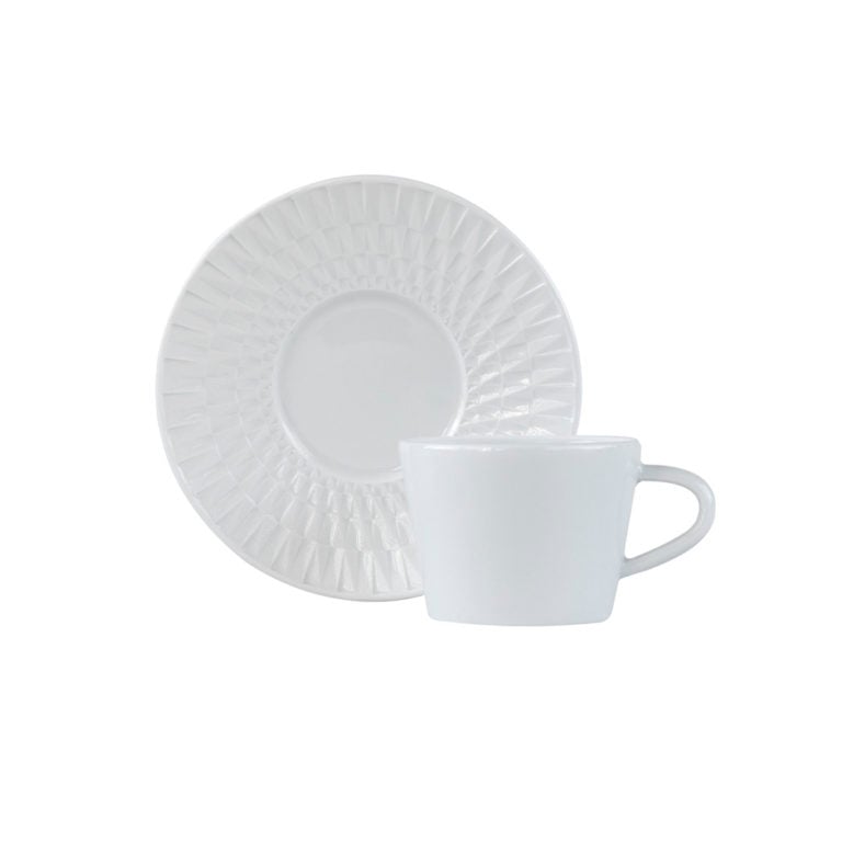 Bernardaud Twist After Dinner Coffee Cup and Saucer