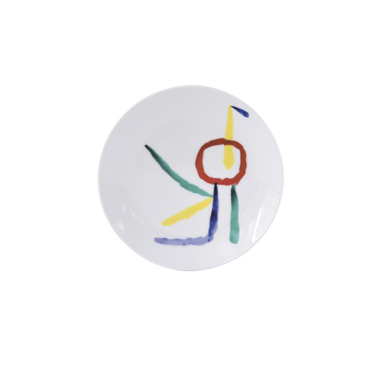 Bernardaud Joan Miró A Toute Epreuve Set of 6 Bread and Butter Plates
