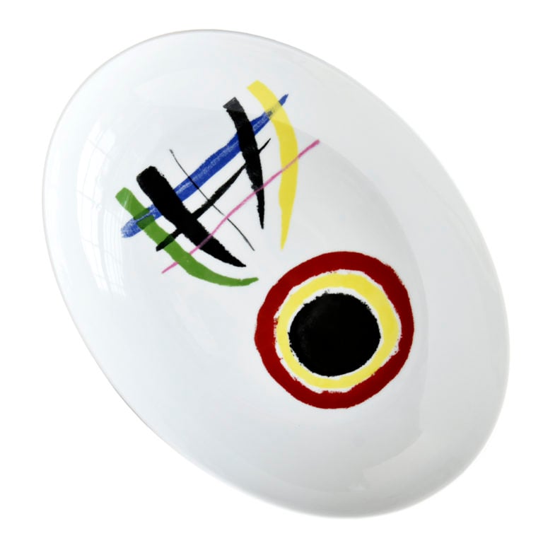 Bernardaud Joan Miró A Toute Epreuve Deep Oval Platter