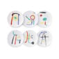 Bernardaud Joan Miró A Toute Epreuve Set of 6 Bread and Butter Plates