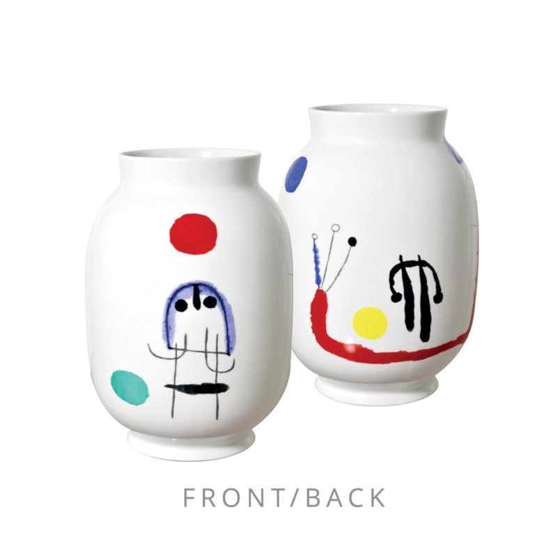 Bernardaud Joan Miró A Toute Epreuve Toscan Vase Bernardaud Joan Miró A Toute Epreuve Toscan Vase