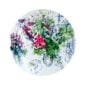 Bernardaud Marc Chagall Les Bouquets de Fleurs Set of 4 Assorted Coupe Salad Plates