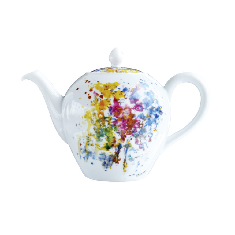 Bernardaud Marc Chagall Les Bouquets de Fleurs Teapot