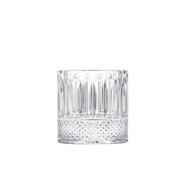 Saint-Louis Tommy Photophore, hand made cut crystal candle holder