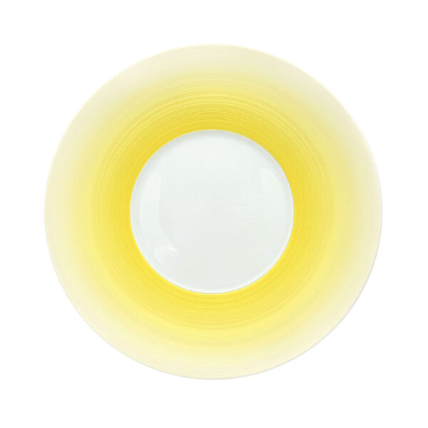 JL-COQUET-MIMOSA-Assiette-a-dessert-hemisphere-jaune-mimosa-1200x1200-100KB JL Coquet Hemisphere Mimosa Dessert Plate | Kneen & Co