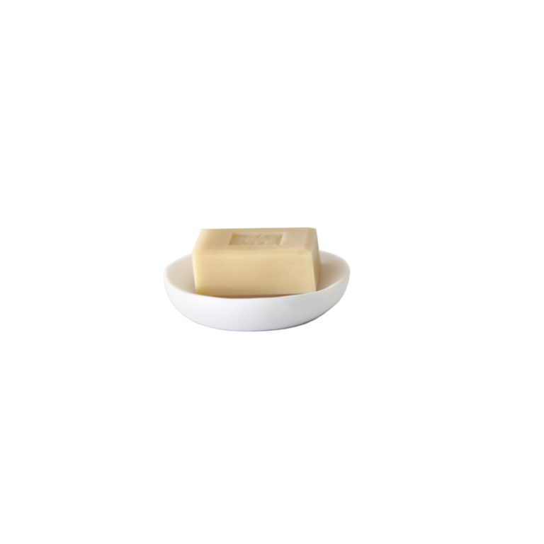 TF Design Round Bath Soap Dish White TF Design Round Bath Soap Dish White